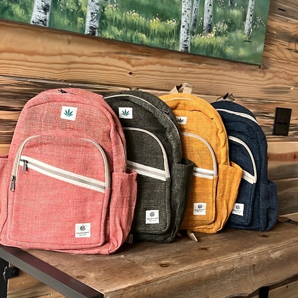 Pure Hemp Backpack Full Size Unisex Design - Picture 11 of 12